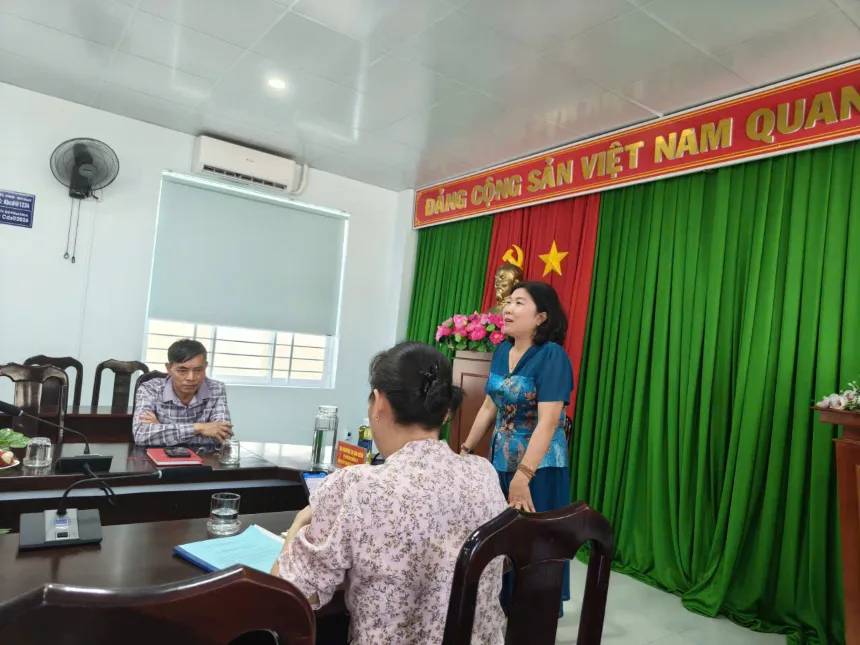 Bà Nguyễn Thị Mai Diễm phát biểu kết luận.